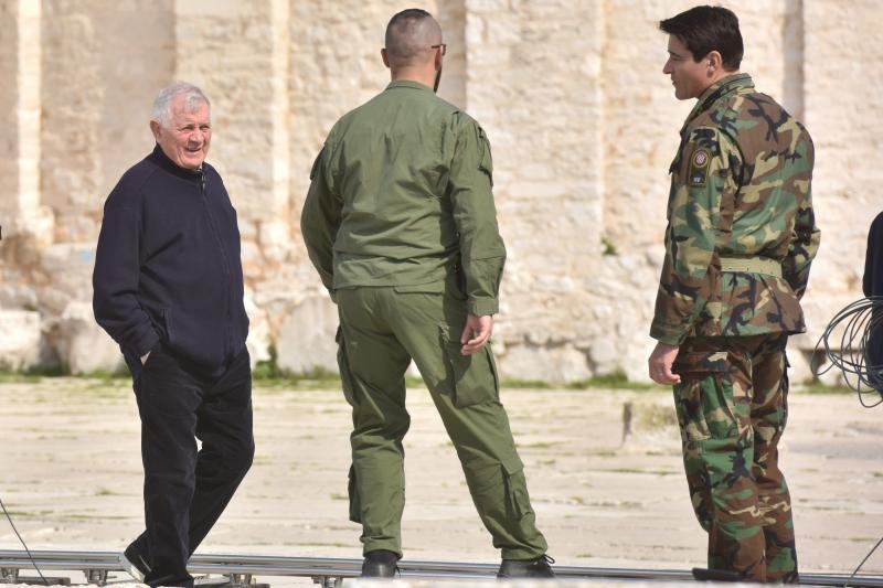 Snimanje scene iz filma “General” na zadarskom Forumu