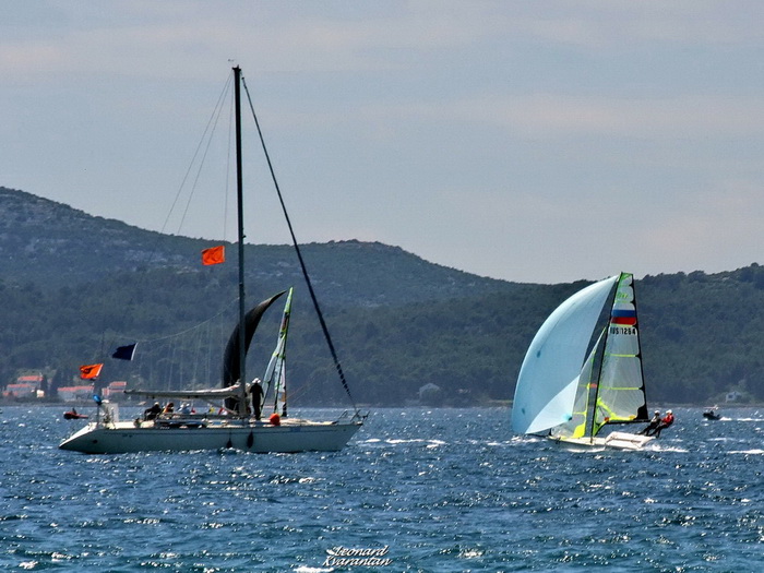 Jedrenje: SP klase 49er – drugi dan 8. svibnnja 2012, Foto: Leonard Kvarantan Jedrenje: SP klase 49er – drugi dan 8. svibnnja 2012, Foto: Leonard Kvarantan