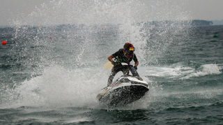 Vir: Slobodan trening na plaži Jadro pred utrke Alpe Adria Jest Ski Toura. Foto: Kažimir Škrbić/Virski list