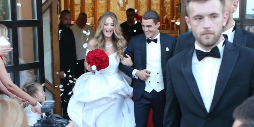 Zagreb: Vjenčanje Matea Kovačića i Izabel Andrijanić Zagreb: Vjenčanje Matea Kovačića i Izabel Andrijanić