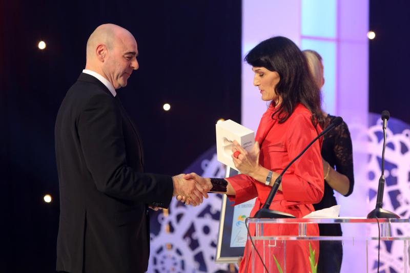 25.10.2013., Zadar – U Falkensteiner hotelu u Punta Skali dodjeljene su nagrade “Covjek – kljuc uspjeha u turizmu”. Svecanosti su prisustvovali premijer Zoran Milanovic te ministri Darko Lorencin i Gordan Maras te brojni drugi uvazeni gosti. Photo: Fili