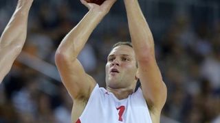 Arena Zagreb, Zagreb – Pripremni turnir za EuroBasket 2015., Hrvatska – BiH. Photo: Igor Kralj i Marko Lukunic/PIXSELL Arena Zagreb, Zagreb – Pripremni turnir za EuroBasket 2015., Hrvatska – BiH. Photo: Igor Kralj i Marko Lukunic/PIXSELL