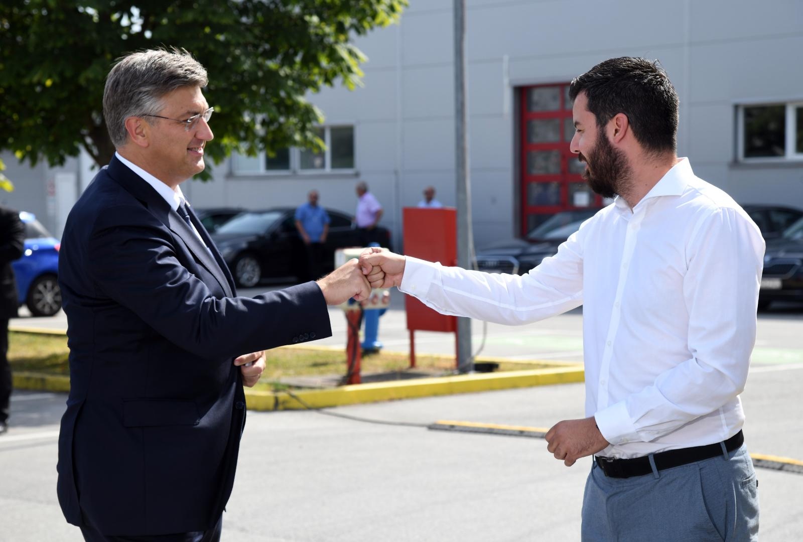 Ursula von der Leyen, Andrej Plenković u posjetu Rimac automobili Ursula von der Leyen, Andrej Plenković u posjetu Rimac automobili