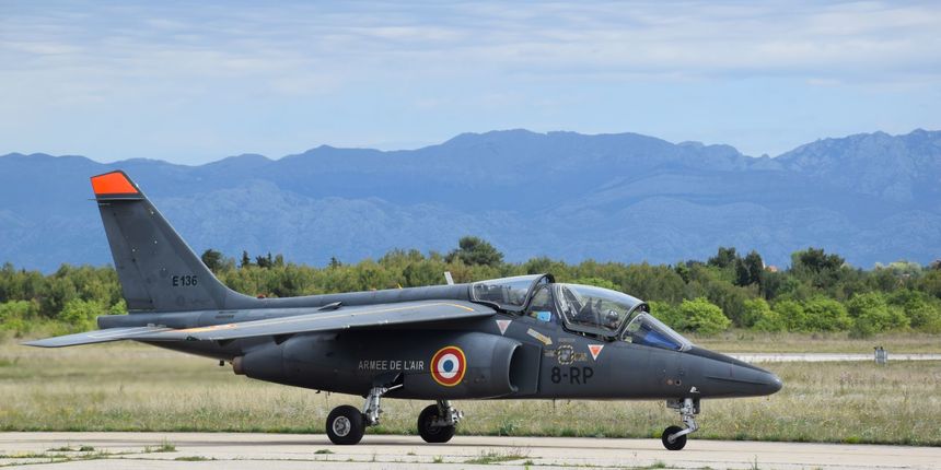 Zemunik, posjet francuskih pilota