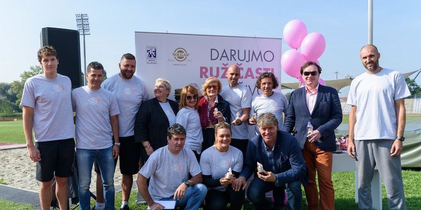 Štafetnom utrkom olimpijaca najavljen nastavak partnerske suradnje Europe Donne Hrvatska i Solgara u kampanji “Darujmo ružičasti život”