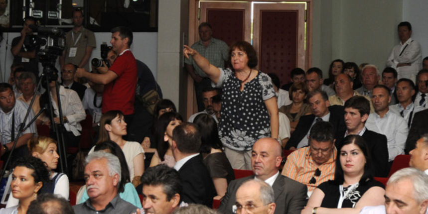 Govor premijerke ( foto Cropix) Govor premijerke ( foto Cropix)