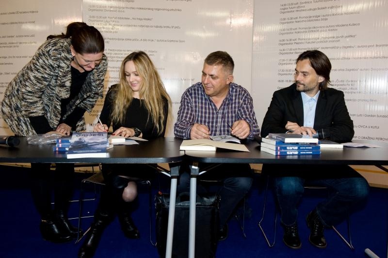 12.11.2014., Zagreb – U sklopu Interlibera odrzana je promocije knjige pod nazivom Grijesi hrvatske knjizevnice iz dijaspore Marijane Dokoze. Photo: Davor Visnjic/PIXSELL