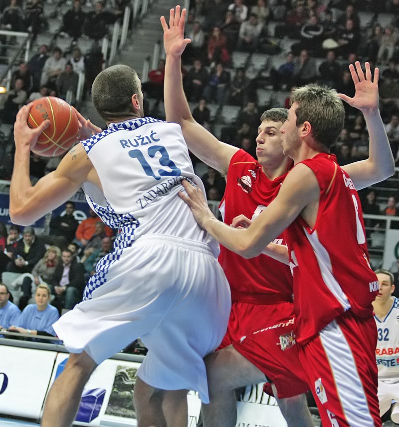 KK Zadar – KK Radnički (foto: Marin Gospić)