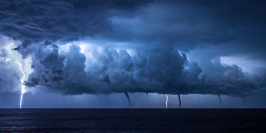 Pet pijavica i munje na Malom Lošinju 3. rujna 2017
