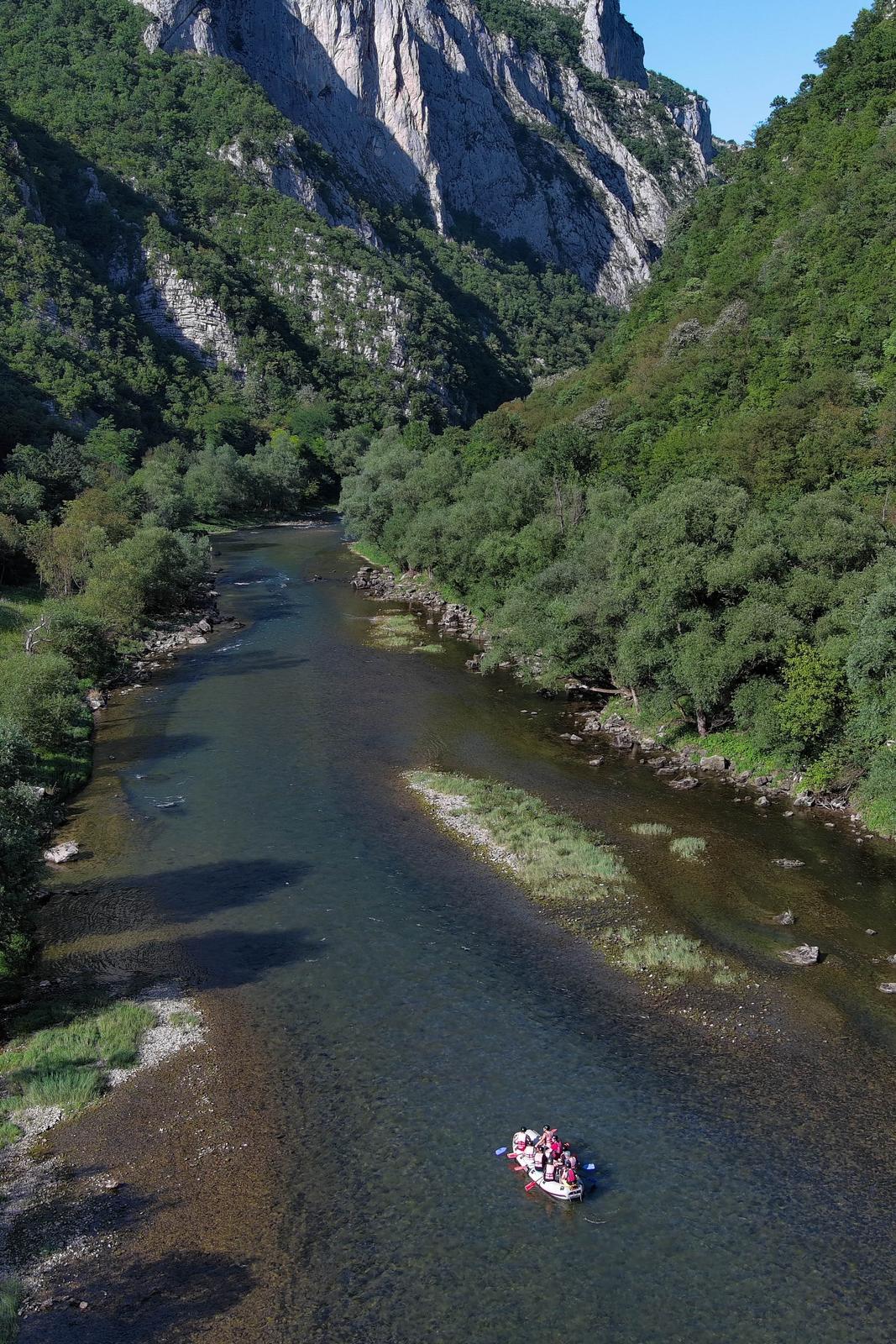 Fotografije iz zraka kanjona Vrbasa