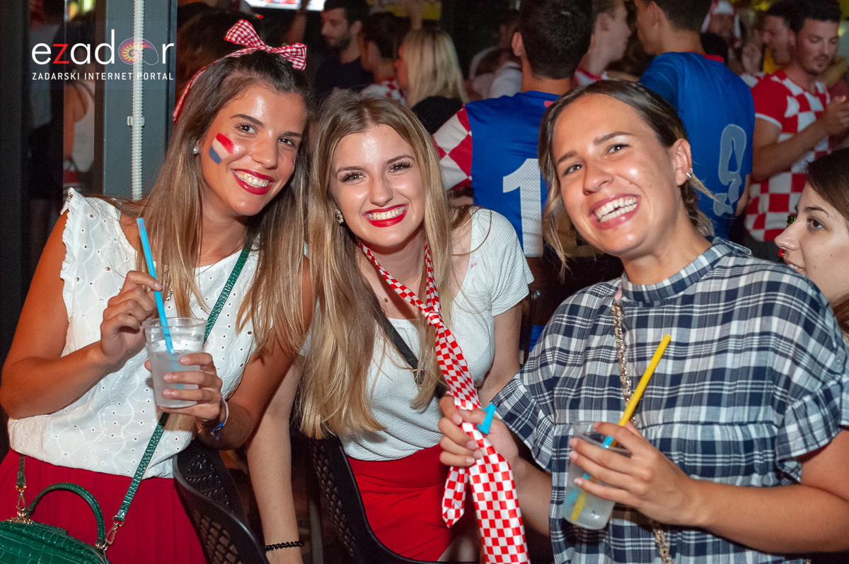 Zadar je gorio: Velika fešta nakon plasmana Vatrenih u finale Svjetskog prvenstva