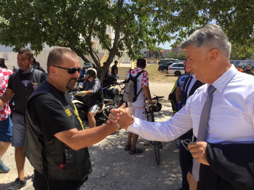 Državni vrh u Kninu pozdravio zadarske motoriste i bicikliste Državni vrh u Kninu pozdravio zadarske motoriste i bicikliste