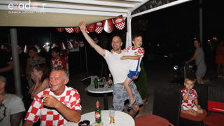 Bibinje: Navijanje za Vatrene i fešta nakon pobjede nad Rusijom