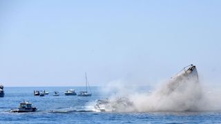 Premantura: Admiralski brod Vis potopljen kako bi postao ronilačka atrakcija. Photo: Duško Marušić/PIXSELL