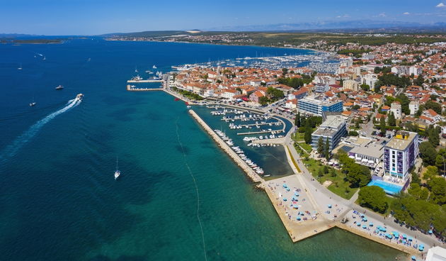 Biograd na Moru iz zraka