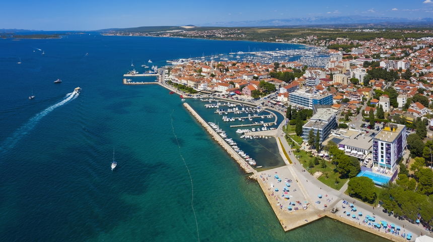 Biograd na Moru iz zraka