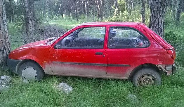 Automobil ostavljen u Park šumi Musapstan