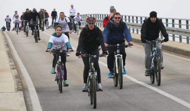 Uz rekordan broj sudionika, njih 478 održana je 16. Božićna biciklijada od Zadra do Vira