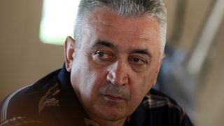 Zadar, 020513.
Gradsko groblje. 
Ministarstvo branitelja je na Gradskom groblju u Zadru predstavilo rezultate ekshumacije posmrtnih ostataka zrtava srpske nacionalnosti koje su stradale u Domovinskom ratu 1995. godine. 
Na fotografiji: Veljko Odalovic pre