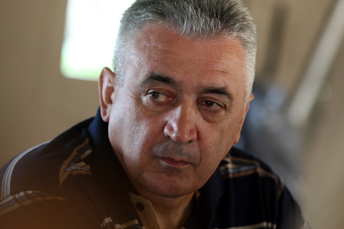 Zadar, 020513.
Gradsko groblje. 
Ministarstvo branitelja je na Gradskom groblju u Zadru predstavilo rezultate ekshumacije posmrtnih ostataka zrtava srpske nacionalnosti koje su stradale u Domovinskom ratu 1995. godine. 
Na fotografiji: Veljko Odalovic pre