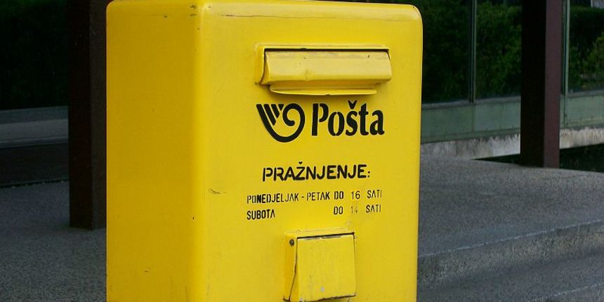 Hrvatska pošta – sandučić (Wikipedia.com)