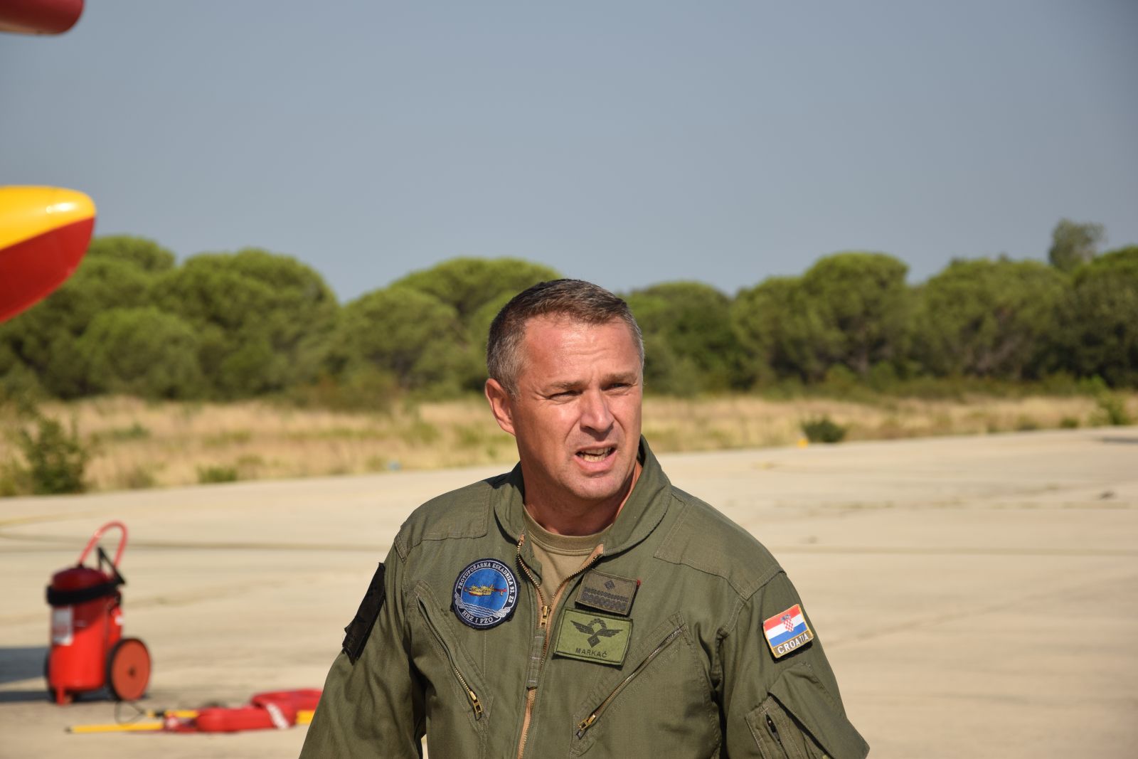 Njemački vatrogasci posjetili zračne snage u vojarni Zemunik