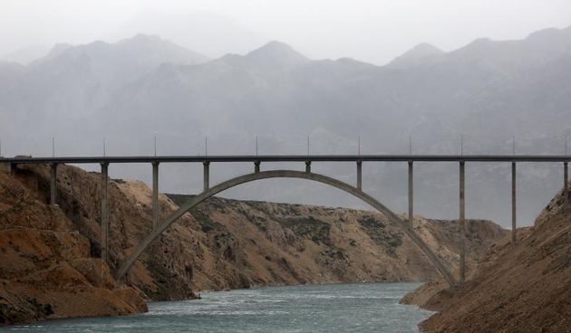 Maslenica – Maslenicki most po orkanskom vjetru (bura). Photo: Filip Brala/PIXSELL