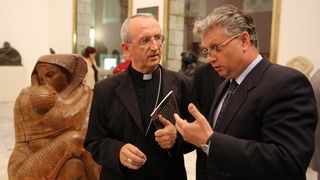 Gradska loža: Otvorenje izložbe “Zahvalimo njoj…” Ivana Meštrovića, Foto: Filip Brala/PIXSELL Gradska loža: Otvorenje izložbe “Zahvalimo njoj…” Ivana Meštrovića, Foto: Filip Brala/PIXSELL