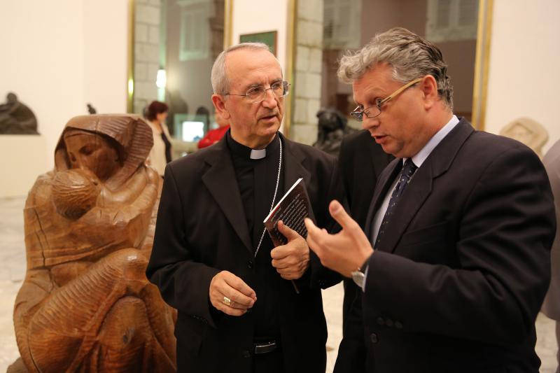 Gradska loža: Otvorenje izložbe “Zahvalimo njoj…” Ivana Meštrovića, Foto: Filip Brala/PIXSELL Gradska loža: Otvorenje izložbe “Zahvalimo njoj…” Ivana Meštrovića, Foto: Filip Brala/PIXSELL