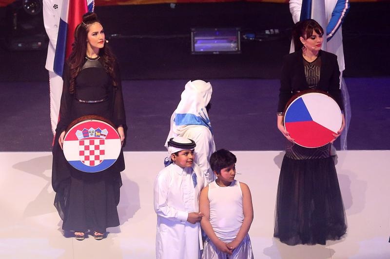 Svečano otvorenje Svjetskog rukometnog prvenstva, Lana Jurčević, foto:Goran Stanzl/PIXSELL Svečano otvorenje Svjetskog rukometnog prvenstva, Lana Jurčević, foto:Goran Stanzl/PIXSELL