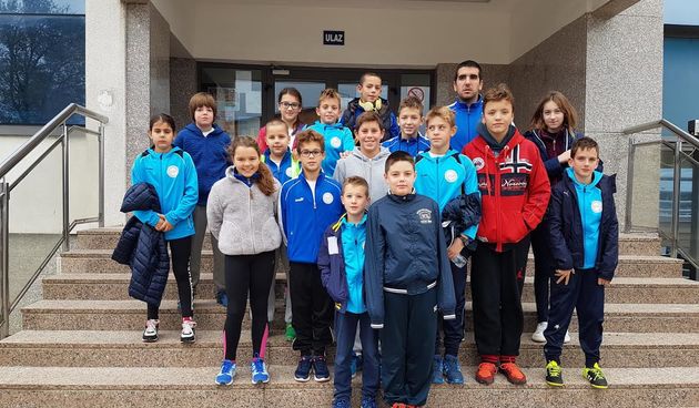 Plivači PK Jadera na 12. Sv. Mihovilu u Šibeniku