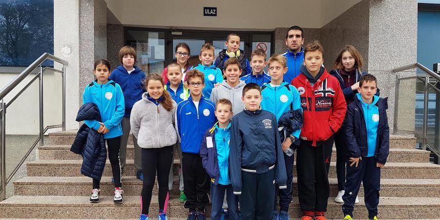 Plivači PK Jadera na 12. Sv. Mihovilu u Šibeniku Plivači PK Jadera na 12. Sv. Mihovilu u Šibeniku