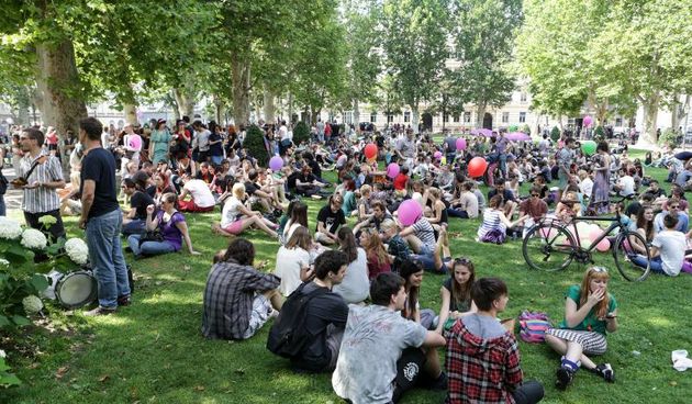 XIII. Povorka ponosa LGBTIQ osoba i obitelji pod sloganom Na pravoj strani povijesti. Sudionici povorke okupili su se na Trgu Zrtava Fasizma odakle su krenuli kroz grad do parka Zrinjevac. PHOTO: Petar Glebov/PIXSELL.