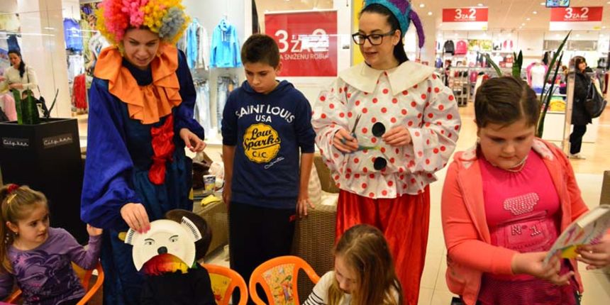 Vesela subota u Supernova centru, foto: Iva Perinčić Vesela subota u Supernova centru, foto: Iva Perinčić