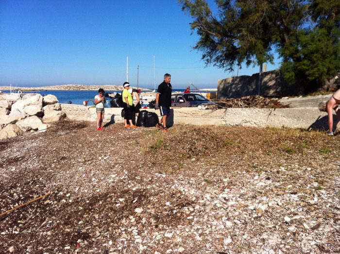 Premuda: Akcija čišćenja plaže “Zad crikve”, Foto: Ivana, Eva, Mia i Lea