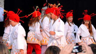 Polaznici dramsko lutkarske radionice Donatolina iz Kazališta lutaka Zadar gostovali su na ovogodišnjem Međunarodnom dječjem festivalu u Šibeniku sa predstavom “Šuma Striborova”, foto: Dino Bara Polaznici dramsko lutkarske radionice Donatolina iz Kazališta lutaka Zadar gostovali su na ovogodišnjem Međunarodnom dječjem festivalu u Šibeniku sa predstavom “Šuma Striborova”, foto: Dino Bara