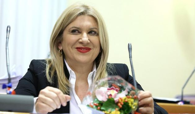 18.02.2014., Zagreb – Raspravom o poslovanju HRT-a nastavljena je 12. sjednica Sabora RH. Photo: Patrik Macek/PIXSELL Autor  Patrik Macek/PIXSELL Ključne riječi  Vesna Skare Ozbolt,