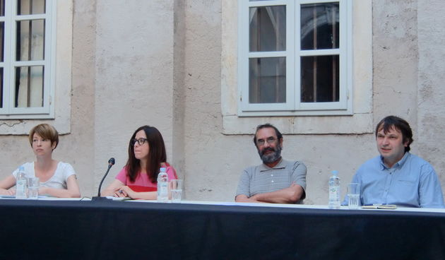 Clubture forum, tribina, Željka Tonković, Katarina Pavić, Radovan Dunatov i Davor Mišković, Kneževa palača
