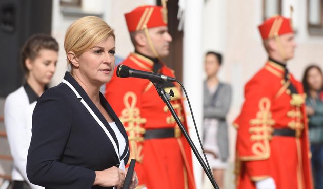 redsjednica Kolinda Grabar-Kitarovic svecano je otvorila privremeni Ured predsjednice u Gospicu