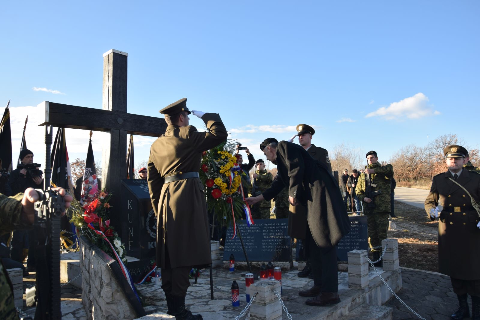 Kod četiri spomen obilježja odana počast poginulim braniteljima