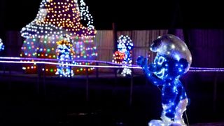 24.12.2014., Cazma, Grabovnica – Obitelj Salaj svoje imanje ukrasila je s milijun i petsto tisuca lampica povodom Bozicnih i Noogodisnjih blagdana. Bozicnu pricu svake godine posjecuju mnogobrojni turisti. Photo: Marko Prpic/PIXSELL