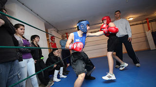Javni sparing u boksačkom klubu Zlatna rukavica (foto:Saša Čuka)