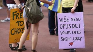 Održan je XV Zagreb Pride pod motom Još Hrvatska ni propala. Photo: PIXSELL Održan je XV Zagreb Pride pod motom Još Hrvatska ni propala. Photo: PIXSELL