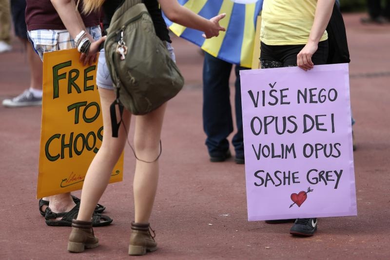 Održan je XV Zagreb Pride pod motom Još Hrvatska ni propala. Photo: PIXSELL Održan je XV Zagreb Pride pod motom Još Hrvatska ni propala. Photo: PIXSELL