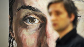 Zagreb, 260213.
Lauba, Prilaz baruna Filipovica 23a.
Otvorenje izlozbe Lovre Artukovica “Lice slike” , ciklus “Lice slike” nastao je od 2006. do 2013. godine, a prikazuje facijalne gestikulacije modela.
Na slici: detalj sa izlozbe.
Foto: Damir Krajac / CR