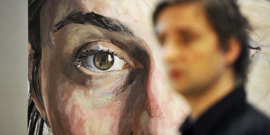 Zagreb, 260213.
Lauba, Prilaz baruna Filipovica 23a.
Otvorenje izlozbe Lovre Artukovica “Lice slike” , ciklus “Lice slike” nastao je od 2006. do 2013. godine, a prikazuje facijalne gestikulacije modela.
Na slici: detalj sa izlozbe.
Foto: Damir Krajac / CR