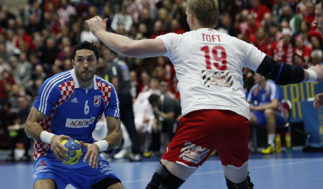 Malmo, 200111. Malmo Arena.  22. Svjetsko rukometno prvenstvo, utakmica izmedju Hrvatske i Danske. Na fotografiji: Blazenko Lackovic. Foto: Ante Cizmic / CROPIX