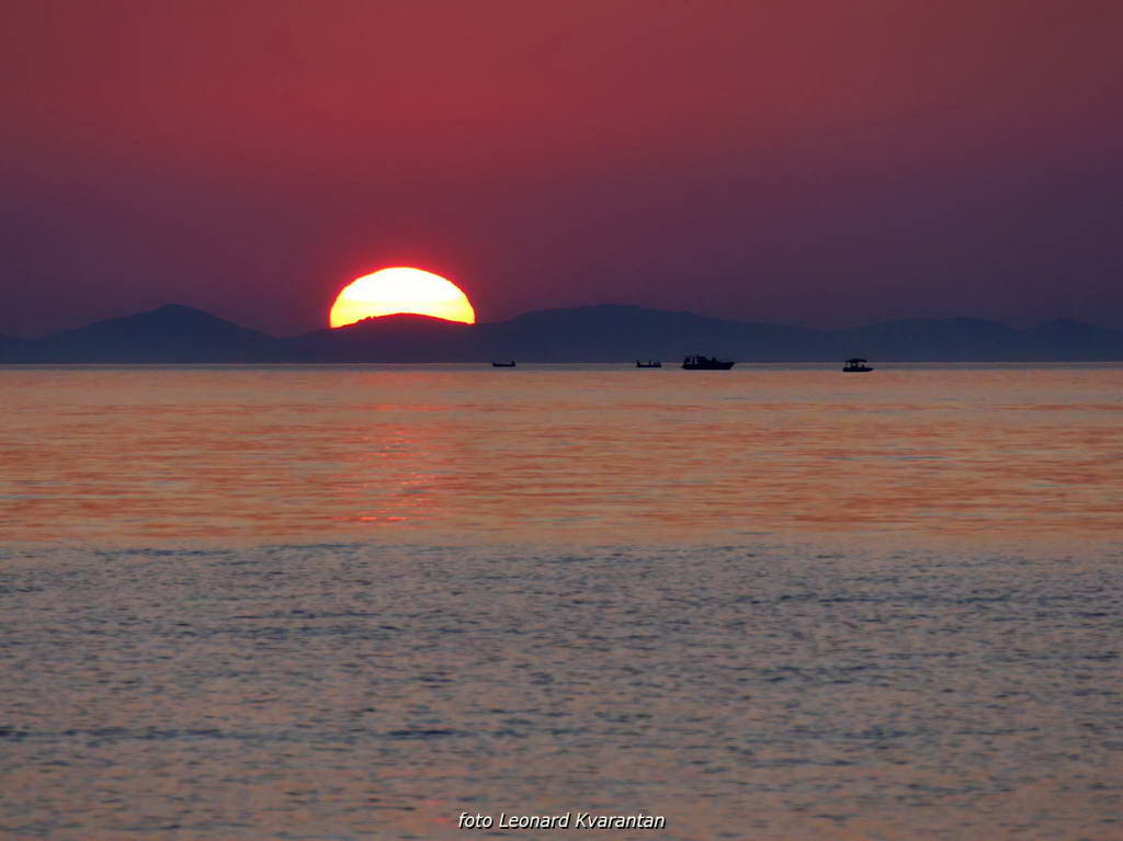 Čarobni smiraj dana na Puntamici 31. kolovoza 2015., Foto: Leonard Kvarantan Čarobni smiraj dana na Puntamici 31. kolovoza 2015., Foto: Leonard Kvarantan
