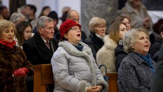 Nadbiskup Milan Zgrablić predvodio je misu na Božić u katedrali svete Stošije