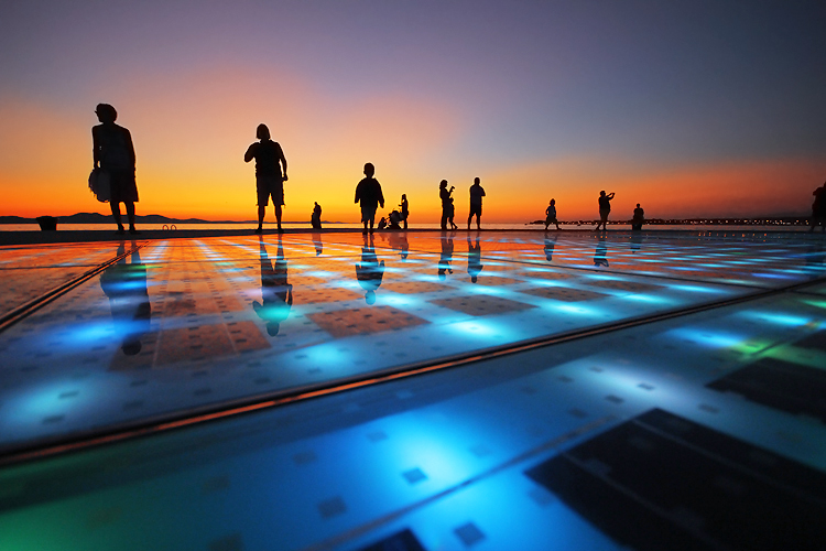 Suton na zadarskoj rivi 15. rujna 2011. (foto:Saša Čuka)